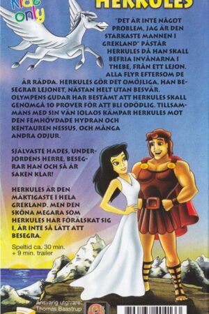 Herkules (vhs) - baksida