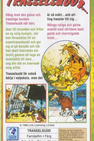 Trasselsudd (vhs) - baksida