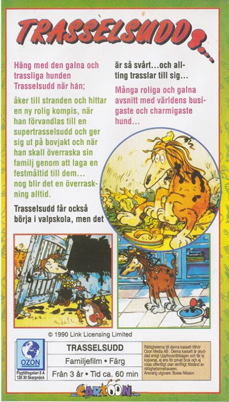 Trasselsudd 2 Trasselsudd (vhs) - baksida