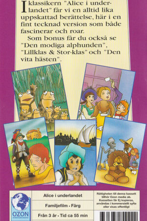 Alice I Underlandet Baksida