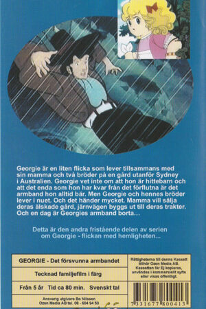 Georgie Det Forsvunna Armbandet Baksida