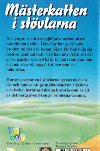 Masterkatten I Stovlar Vhs 2 Baksida