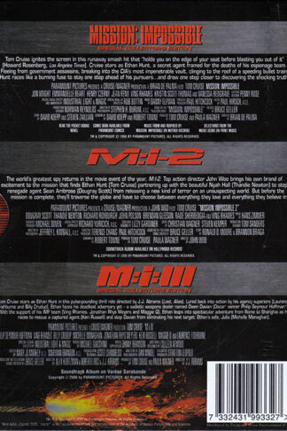 Mission Impossible, Ultimate Trilogy (box) baksida