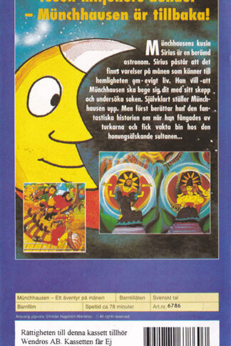 Munchhausen Ett Aventyr Pa Manen Baksida