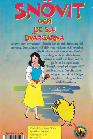 Snovit Och De Sju Dvargarna Baksida