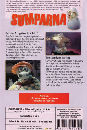 Sumparna Anton Alligator Blir Kar Baksida