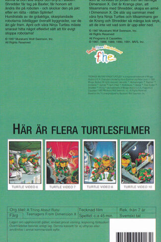 Teenage Mutant Hero Turtles 8211 Cowabunga Baksida