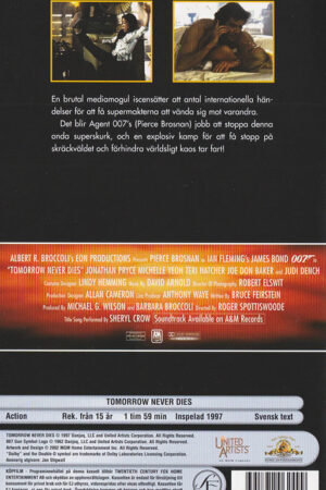Tomorrow Never Dies Baksida