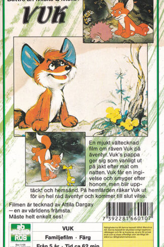 Vuk Den Lilla Ravungen Baksida