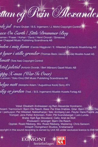 Bettan Og Rein Alexanders Jul Baksida