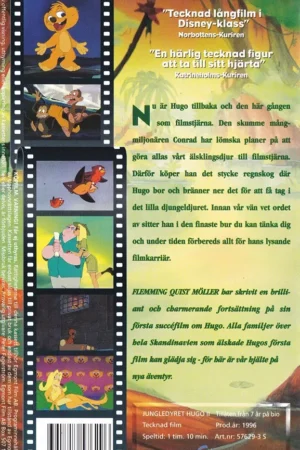 Djungeldjuret Hugo - Den stora filmhjälten (baksida)