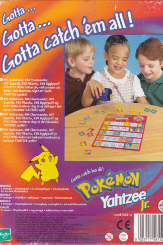 Pokémon Yahtzee Jr.