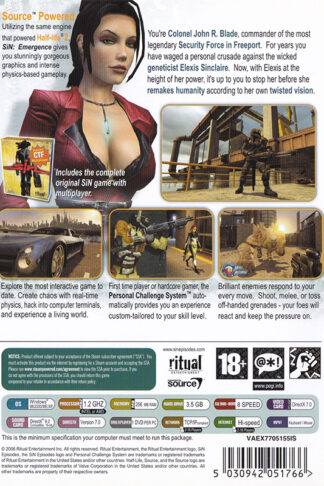 SiN Episodes - Emergence