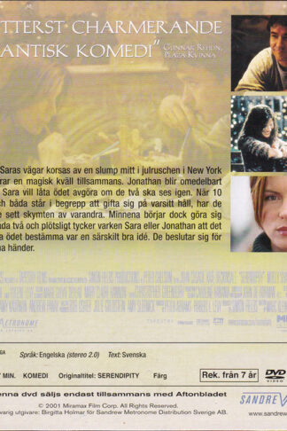 Om ödet får bestämma (baksida)