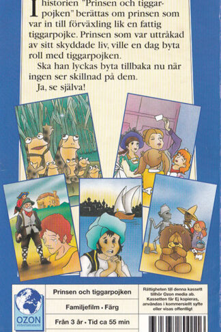 Prinsen Tiggarpojken Baksida