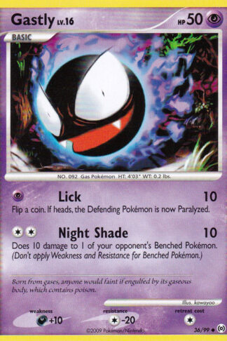 Gastly 36/99