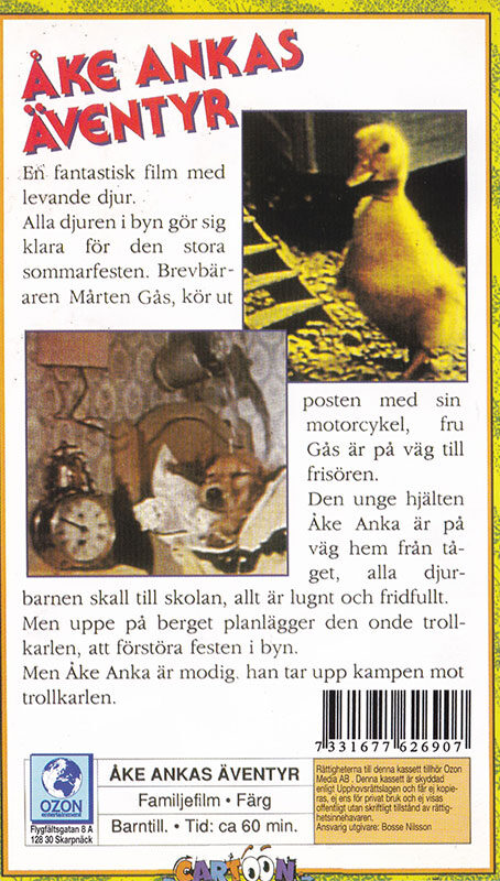 Åke Ankas äventyr 2 Ake Ankas Aventyr Baksida