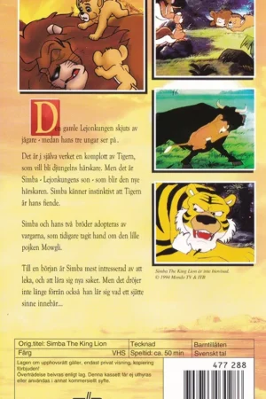 Simba The Lion King (baksida)