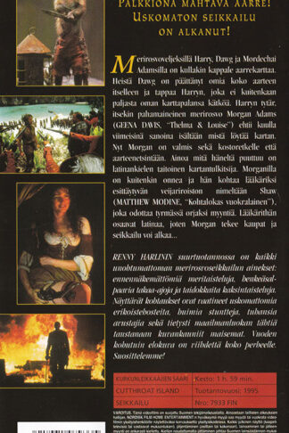 Kurkunleikkaajien Saari Cutthroat Island Baksida