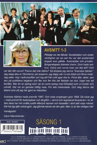 Svenska Hjartan Sasong 1 Avsnitt 1 3 Baksida