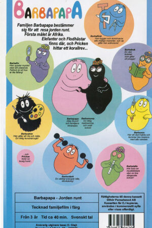 Barbapapa Jorden Runt Del 2 Baksida