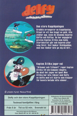 Delfy Och Den Stora Kapplopningen Baksida