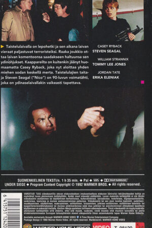 Kaappaus Merella Under Siege Baksida