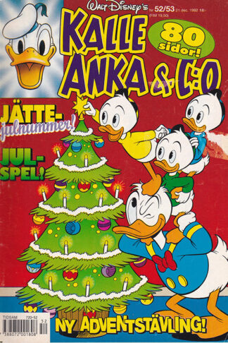Kalle Anka Co Nr 52 53 1992