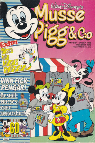 Musse Pigg Co Nr 9 1988