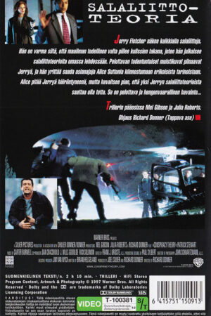 Salaliittoteoria Conspiracy Theory Baksida