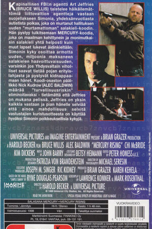 Salasana Mercury Mercury Rising Baksida