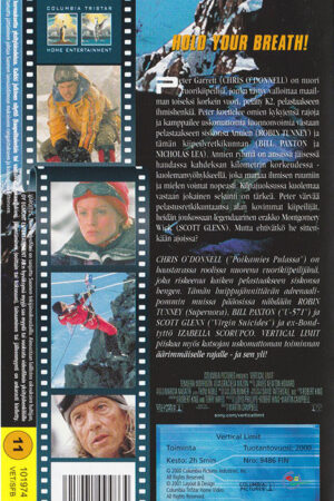 Vertical Limit Baksida