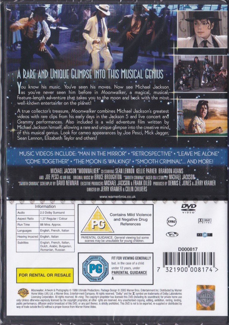 Michael Jackson - Moonwalker 2 Michael Jackson - Moonwalker - Bild 2