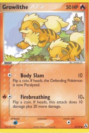 Growlithe 55/92