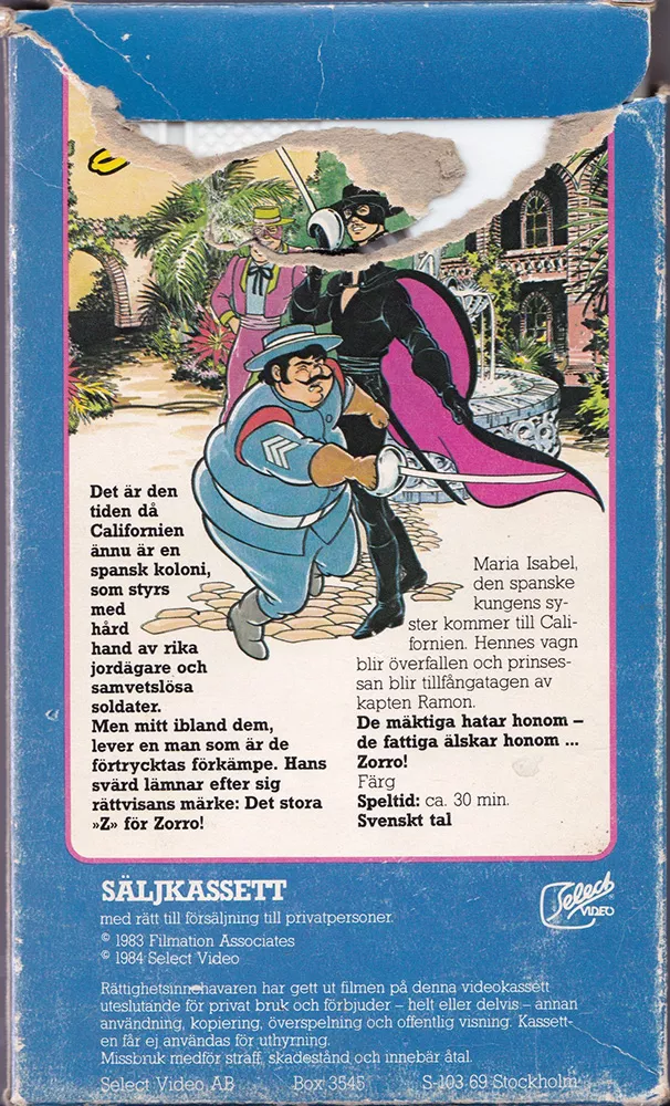Zorro (baksida)