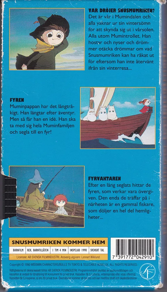 Snusmumriken kommer hem