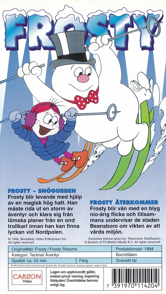 Frosty - Snögubben (baksida)