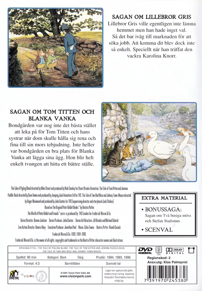 Sagan om Lillebror Gris / Sagan om Tom Titten och Blanka Vanka