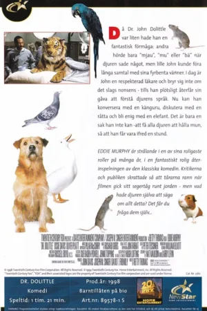 Dr. Dolittle (baksida)
