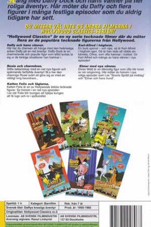 Daffys knasiga äventyr (baksida)