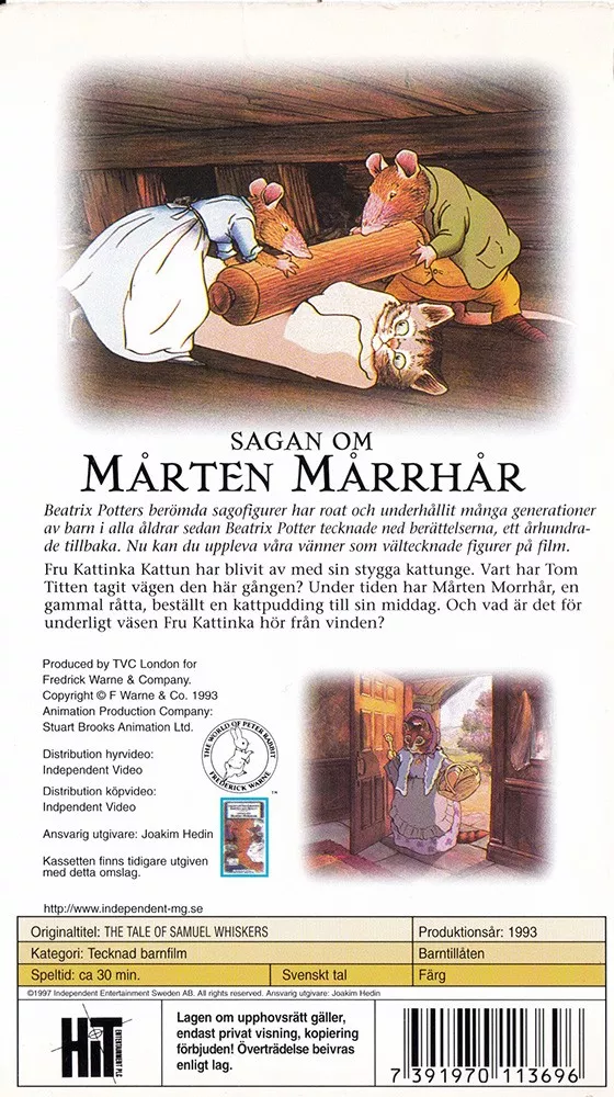 Sagan om Mårten Mårrhår (baksida)