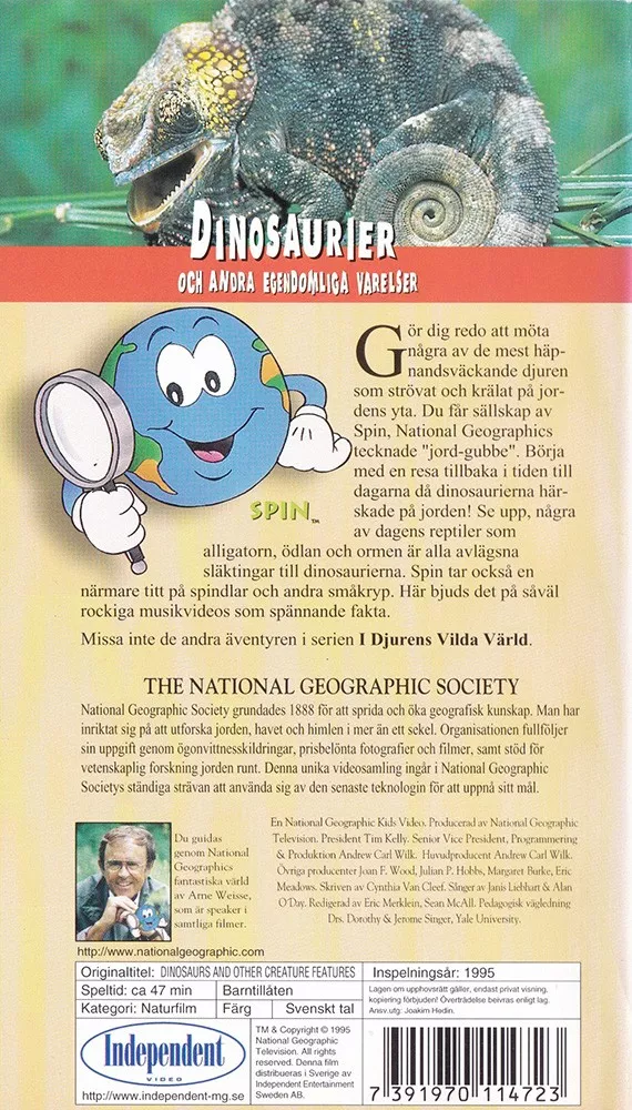 I djurens vilda värld - Dinosaurier 2 I djurens vilda värld - Dinosaurier (baksida)